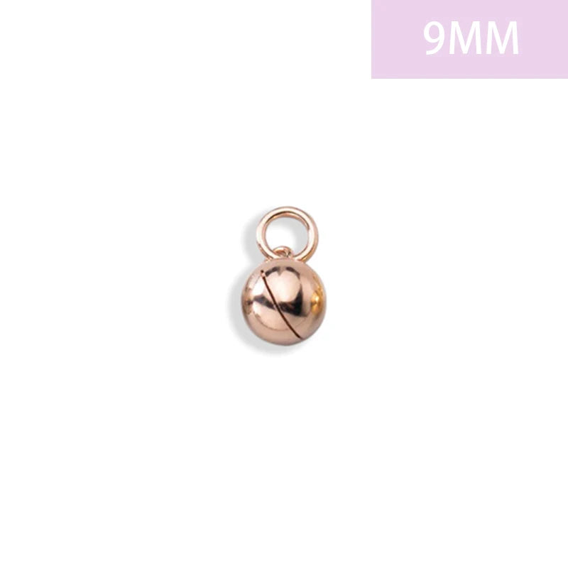 TrustDavis Real 925 Sterling Silver Glossy Round Small Bell Charm Pendant Handmade DIY Accessories Jewelry Wholesale DZ1792