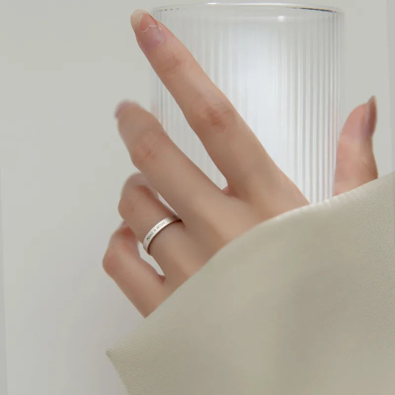 Twist Heart Opening Rings DB1317