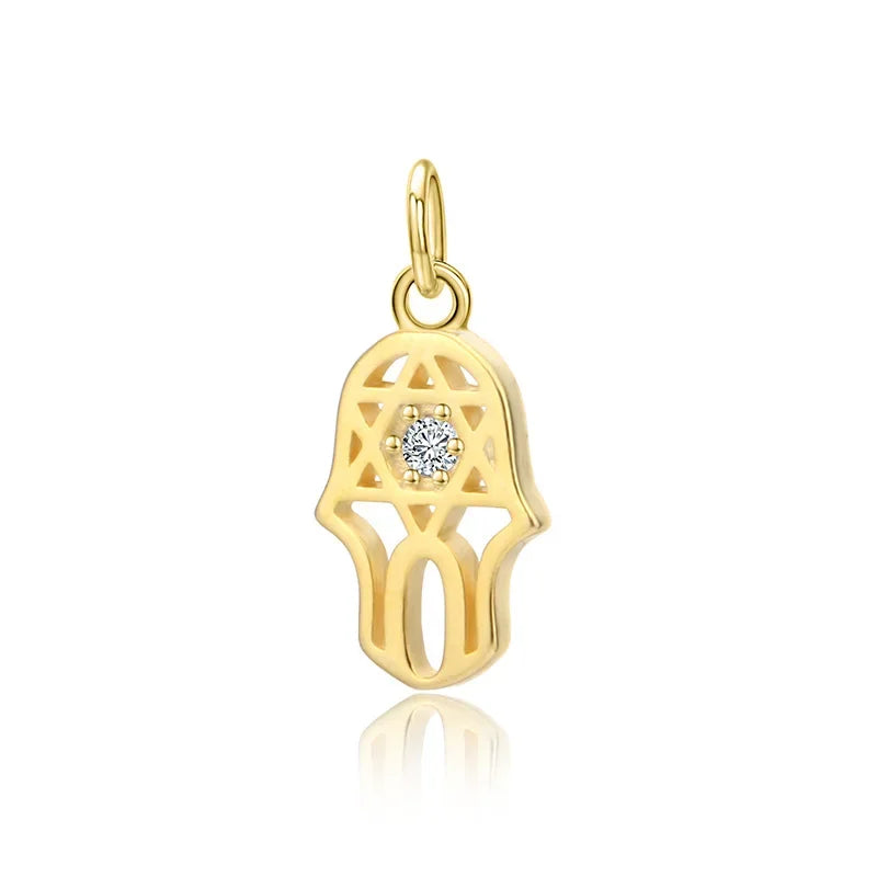 Palm Star Charm Pendant Handmade DIY Accessories HY235