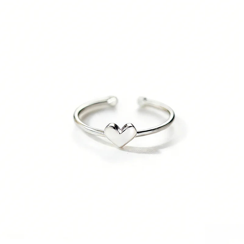 Heart-shaped Open Ring DS4793