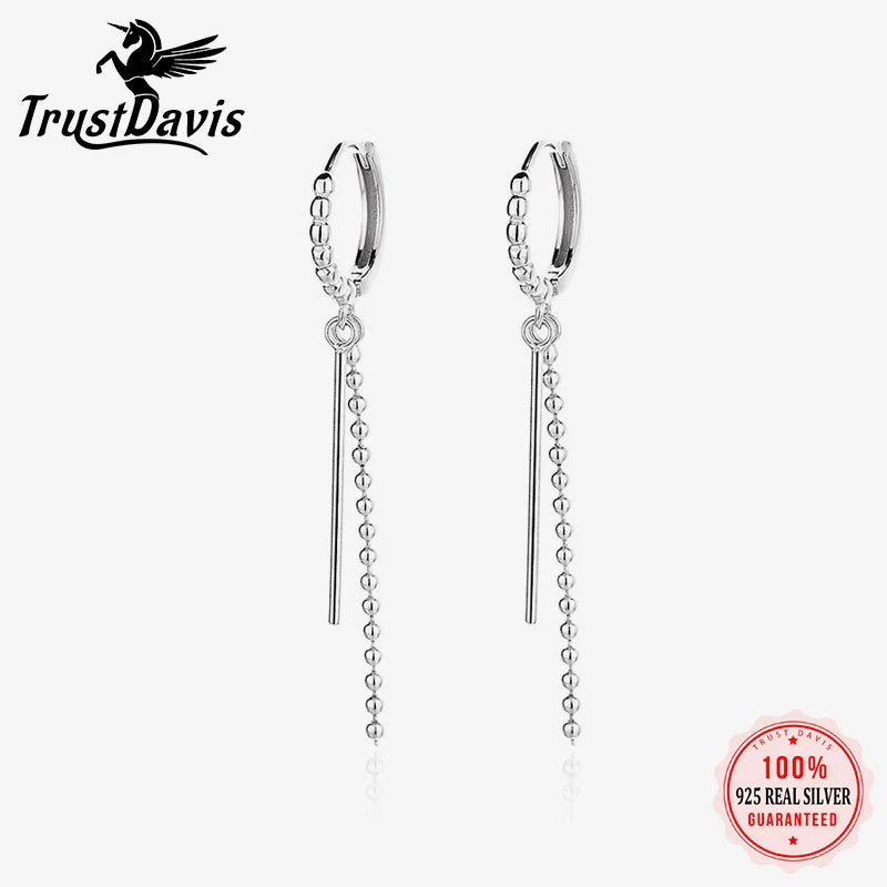 Fashion Delicate Tassel Hoop Earrings DA1974