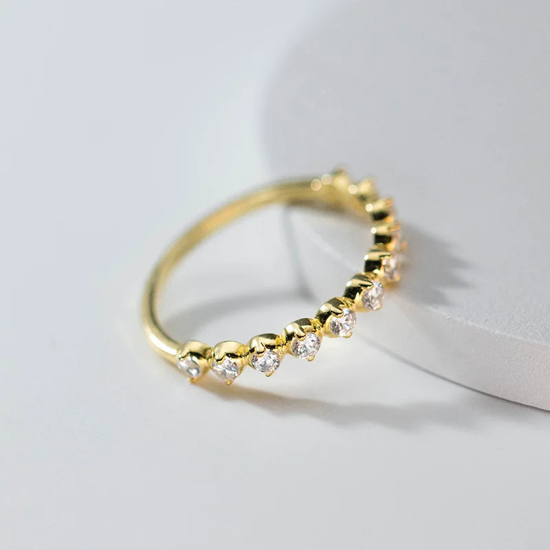 Round Zircon Ring DS4009