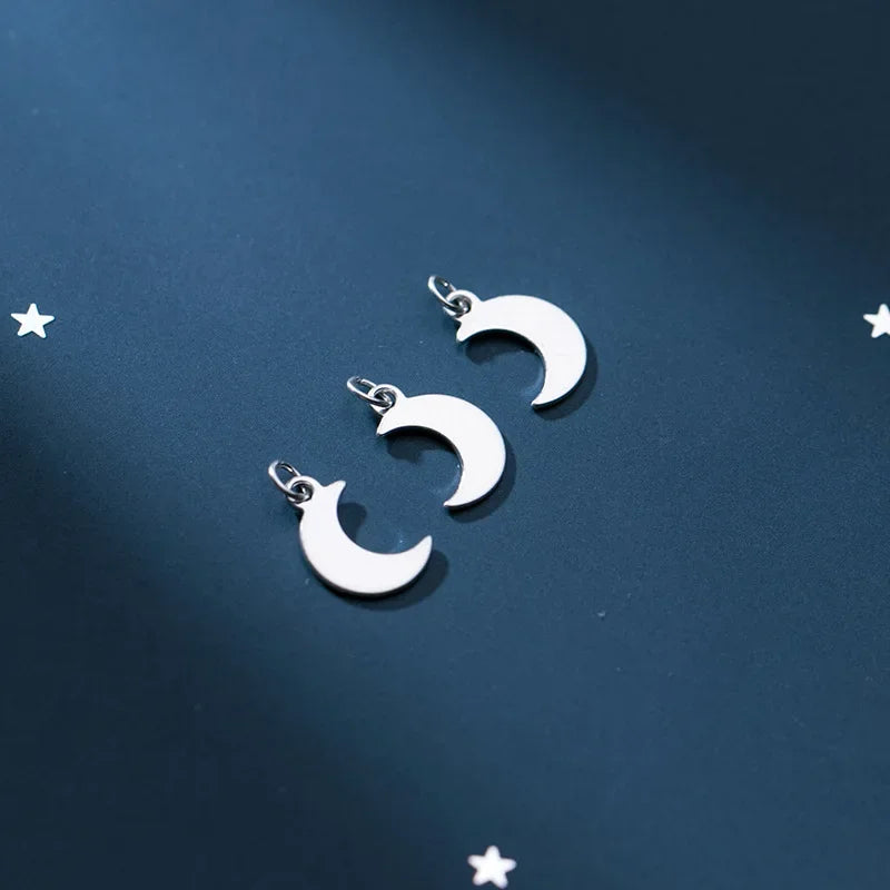 Moon Charm Pendant Handmade DIY Accessories HY956