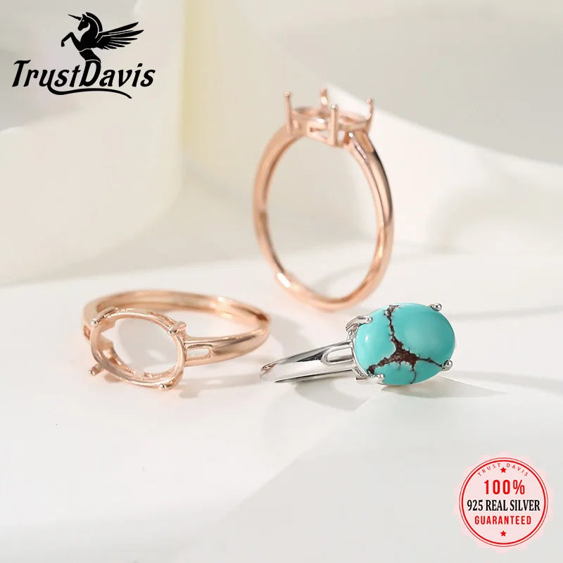 Four claw ring 4 6 8 10 empty bracket handmade DIY accessories DZ1689