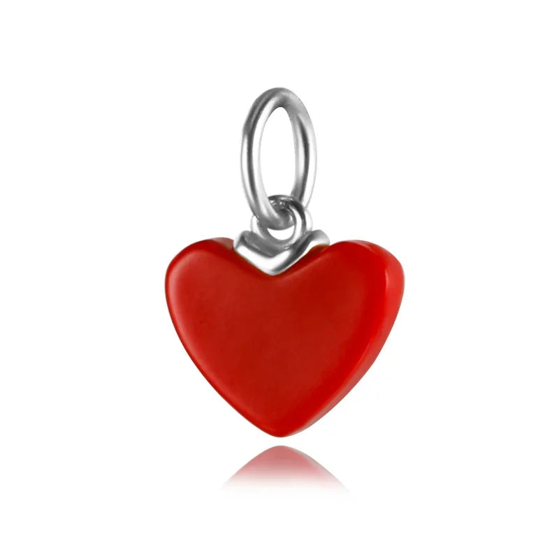 Heart Charms For Bracelet Or Necklace DIY Accessories HY032