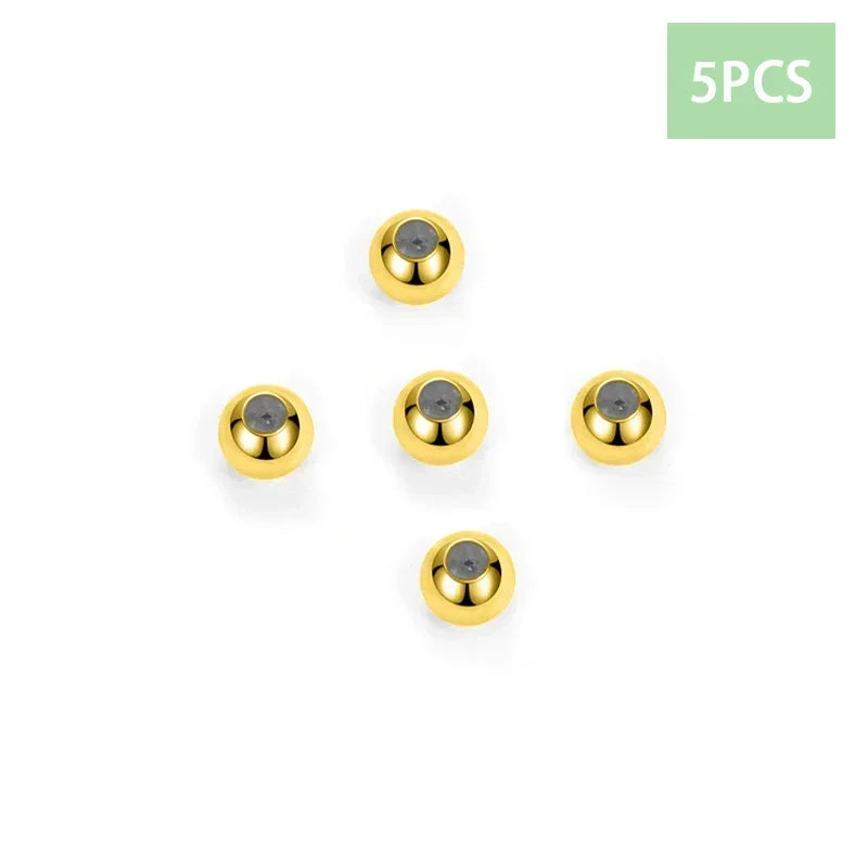 TrustDavis Real 925 Sterling Silve 3mm4mm isolation bead adjustment ball DIY Accessories Jewelry HY953