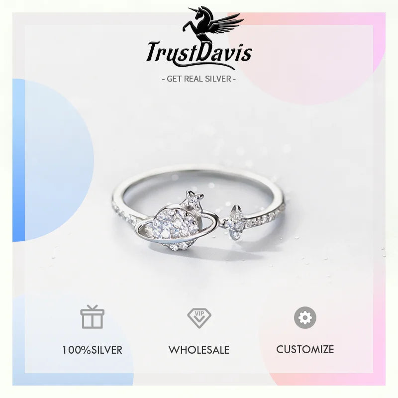 Planet Zircon Open Ring DS4794