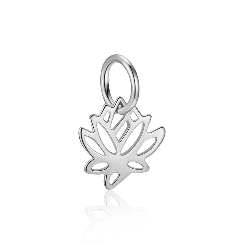 Hollow Flower Charm Pendant Handmade DH0034