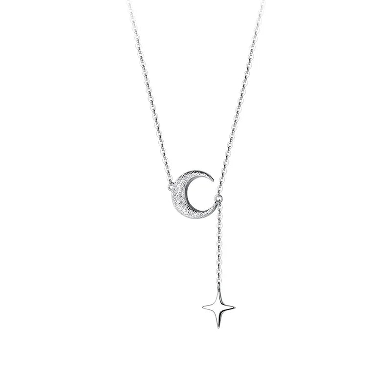 Clavicle Necklace Star Moon Necklace DA3124
