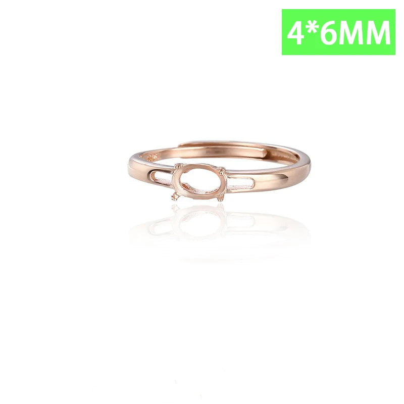 Four claw ring 4 6 8 10 empty bracket handmade DIY accessories DZ1689