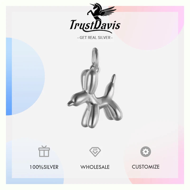 Pendant Handmade DIY Necklace Balloon Dog Accessories HY609