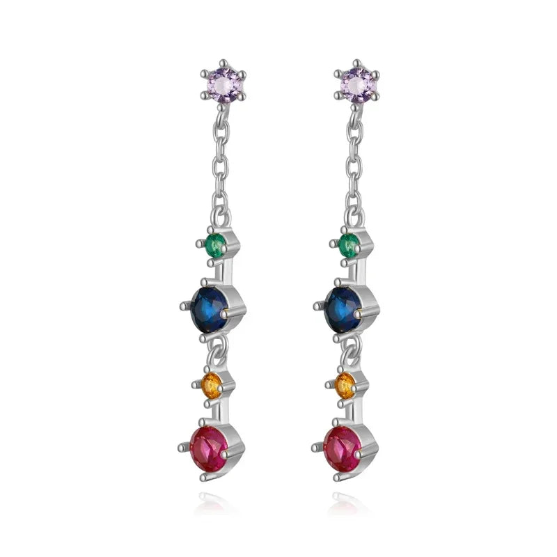 Long Tassel Stud Earrings DS4323