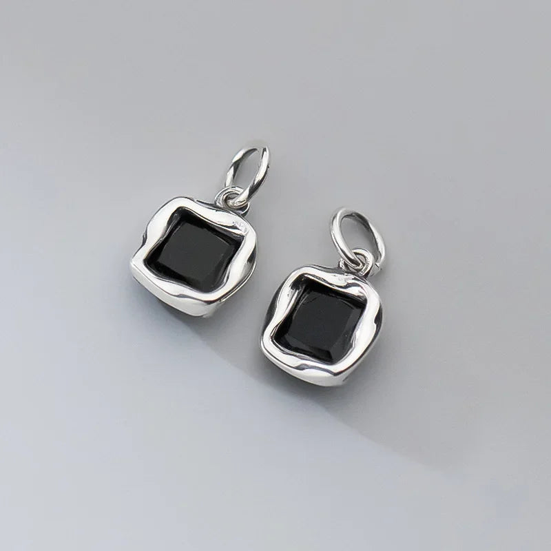 Vintage Zircon Geometric Charm Pendant DZ963