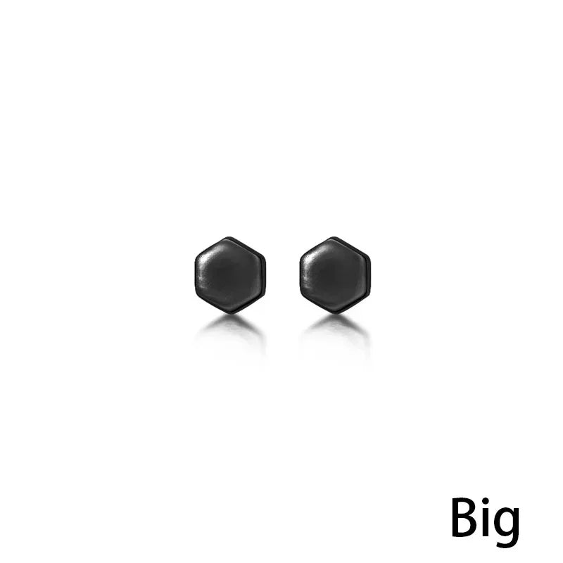 Trusta New Arrival Authentic 925 Sterling Silver Lovely Hexagon Stud Earrings Silver for Women Fashion Jewelry New Design DA869
