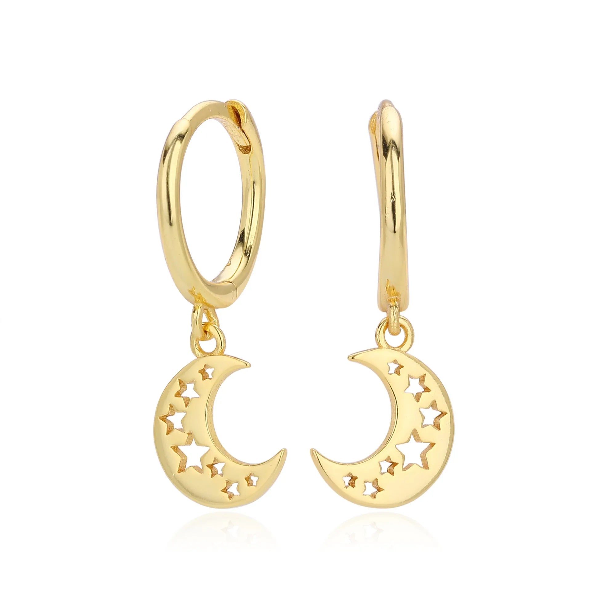 Fashion Star and Moon Earrings DS4756