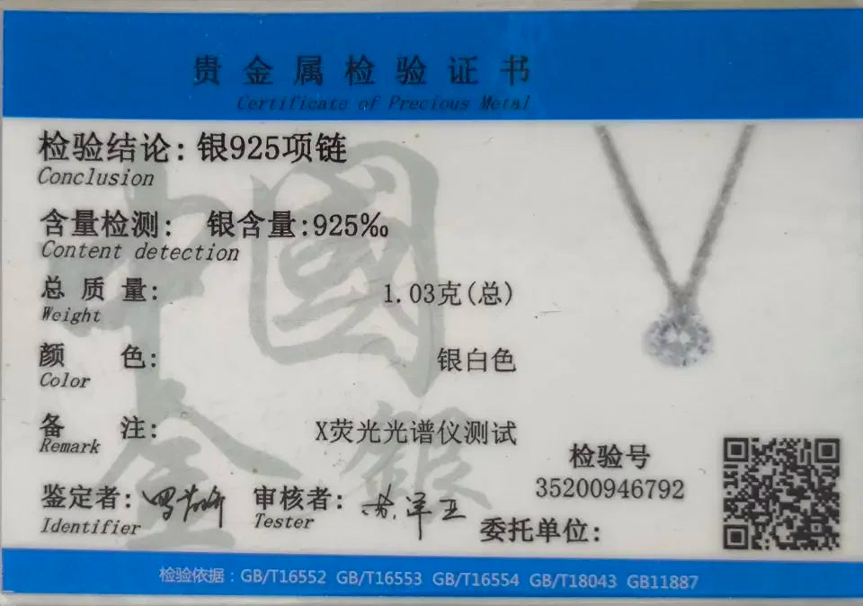 Trustdavis 100% 925 Sterling Silver Dazzling Cubic Zircon Round Circle CZ Pendant Necklace For Women Silver 925 Jewelry DS842