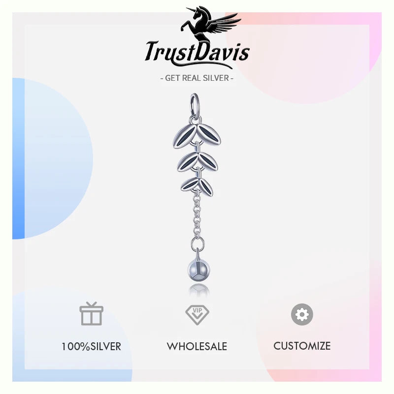 Leaves Tassel Chain Pendant HY510