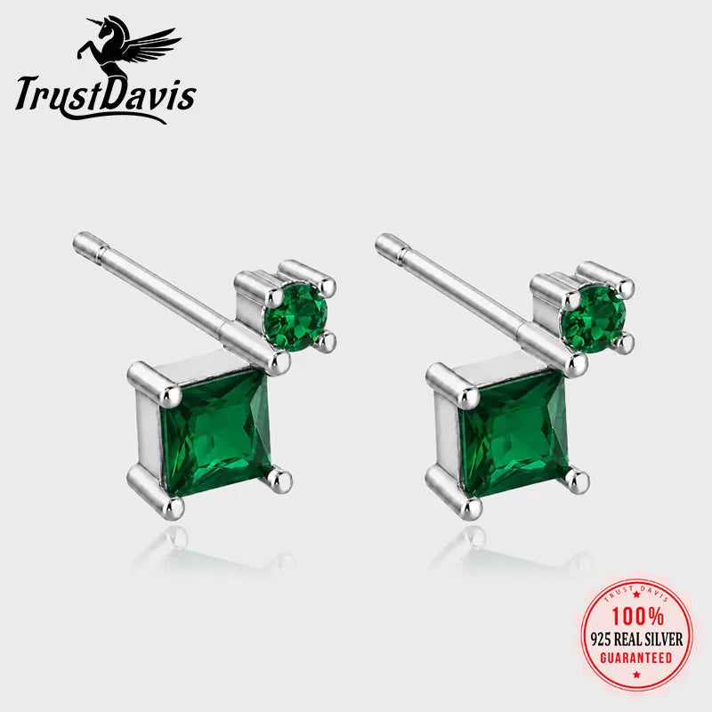 Stacked Colored Zircon Earrings DS4916