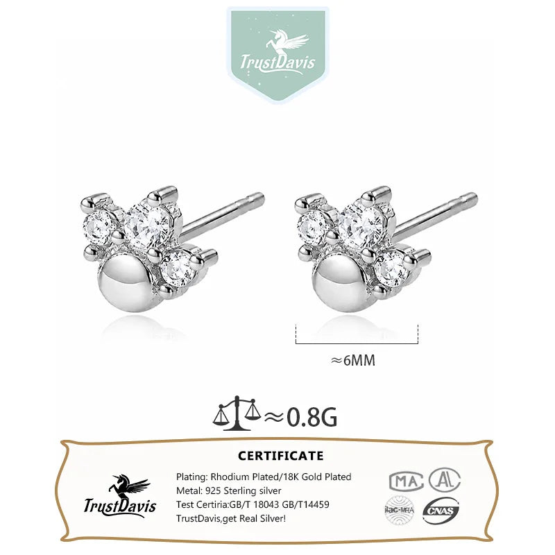 Exquisite and Minimalist Claw Stud Earrings DS4941
