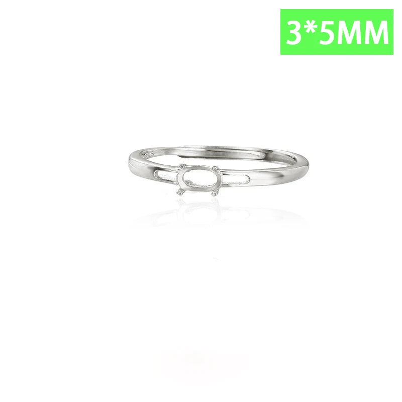 Four claw ring 4 6 8 10 empty bracket handmade DIY accessories DZ1689