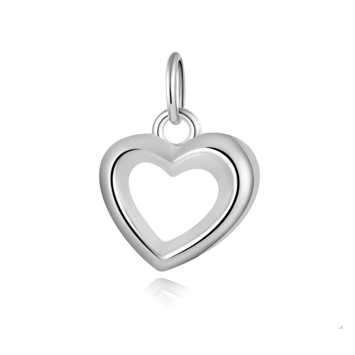 Hollow Heart Charm Pendant for Women Handmade DIY Accessories Jewelry DZ1032