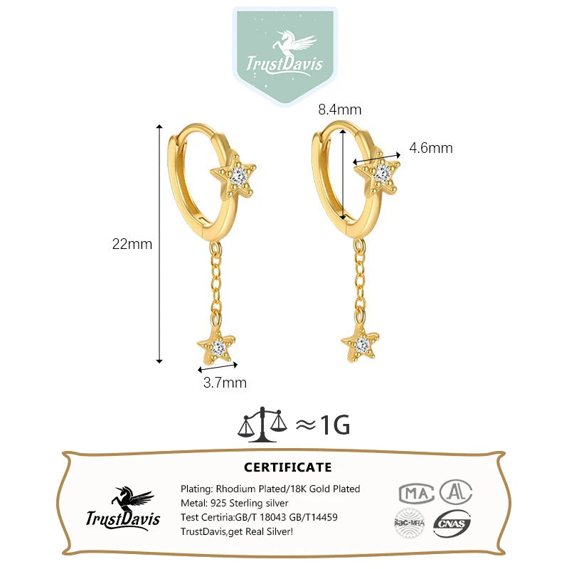 Star Tassel Earrings DS4837