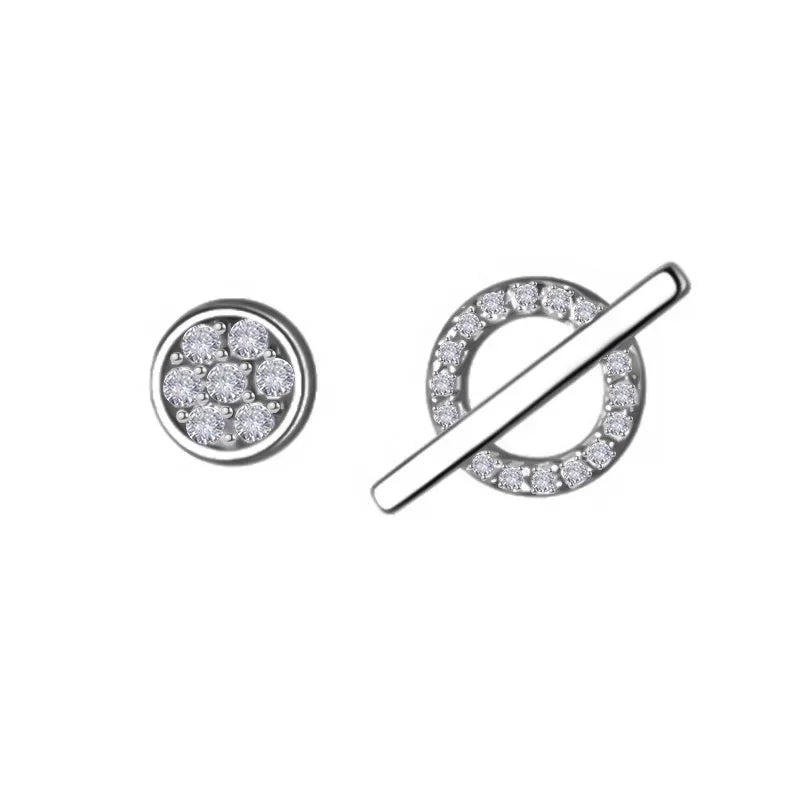 Asymmetric Planet Star Stud Earrings DA629