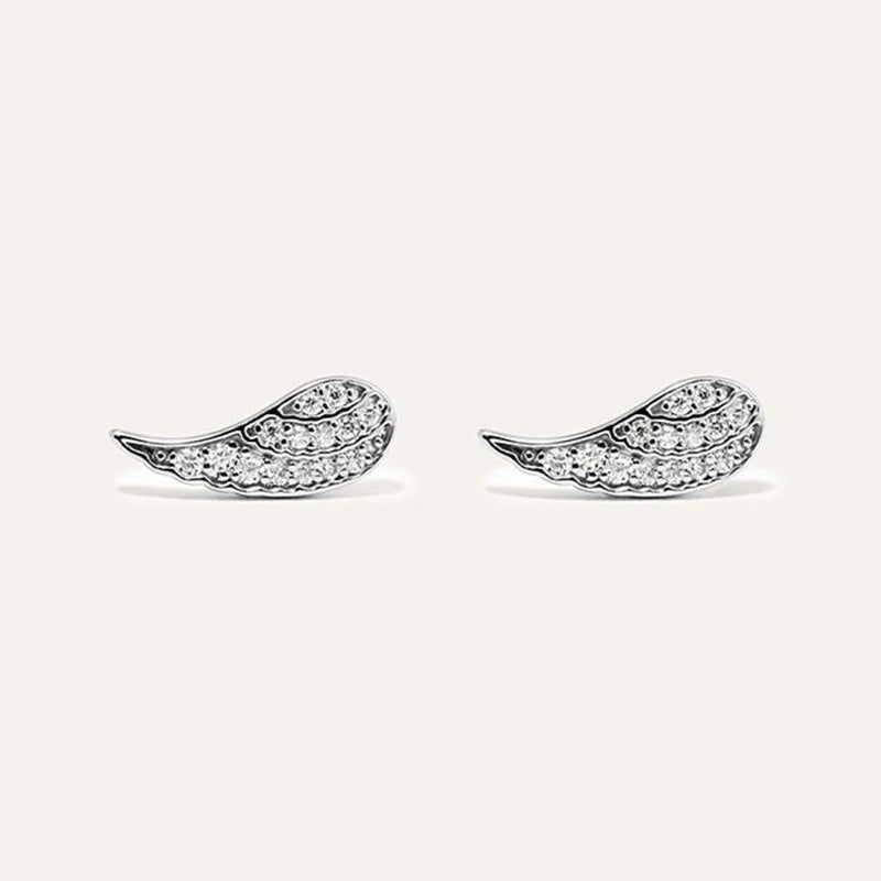 Zircon Wing Stud Earrings DS4826