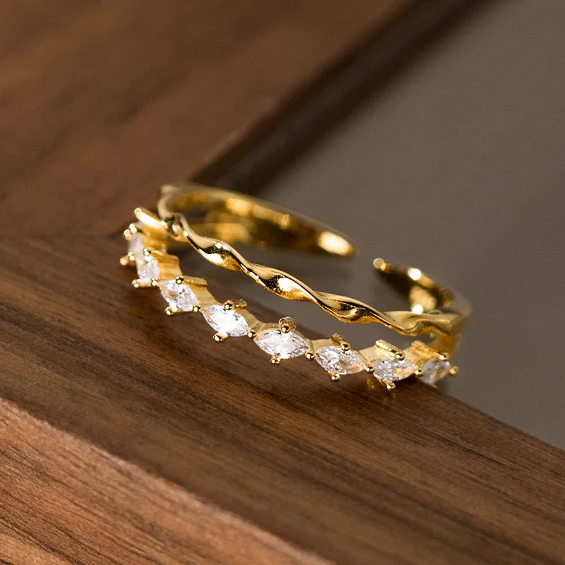 Double Layer Wave Rings DS3910