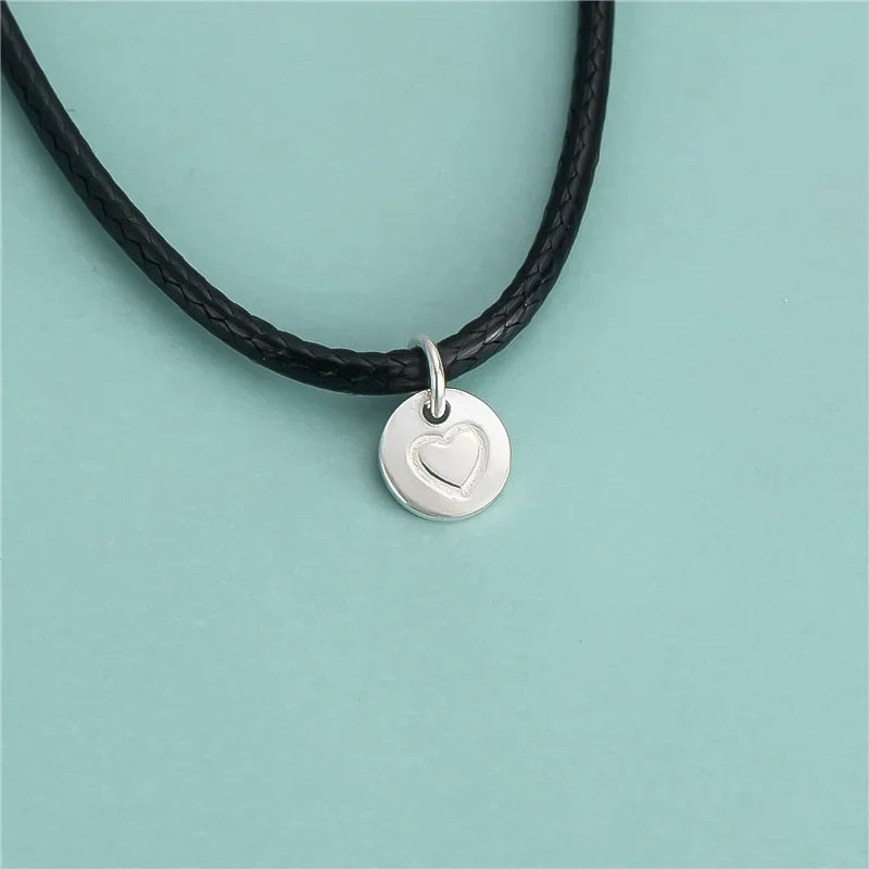 Love Small Round Card Pendant DIY Necklace Bracelet Accessories DZ713