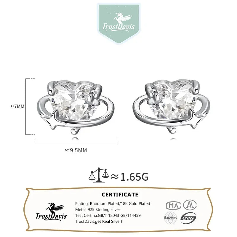 Heart Stud Earring DS4217
