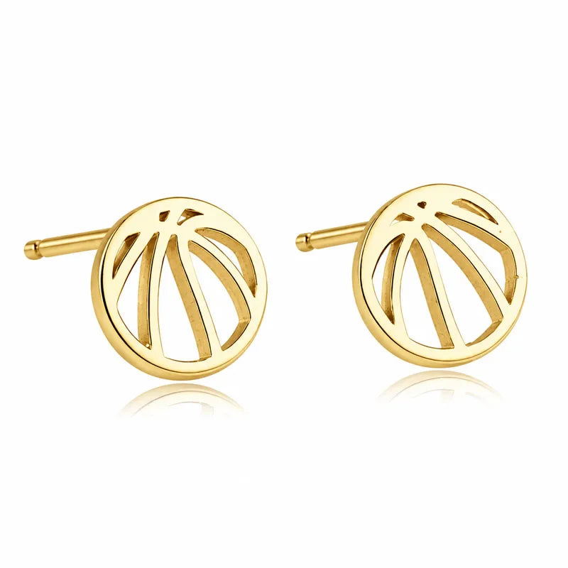 Basketball Openwork Stud Earrings DS4925