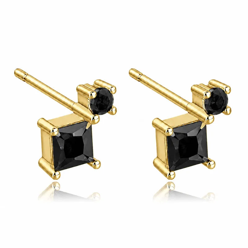 Stacked Colored Zircon Earrings DS4916