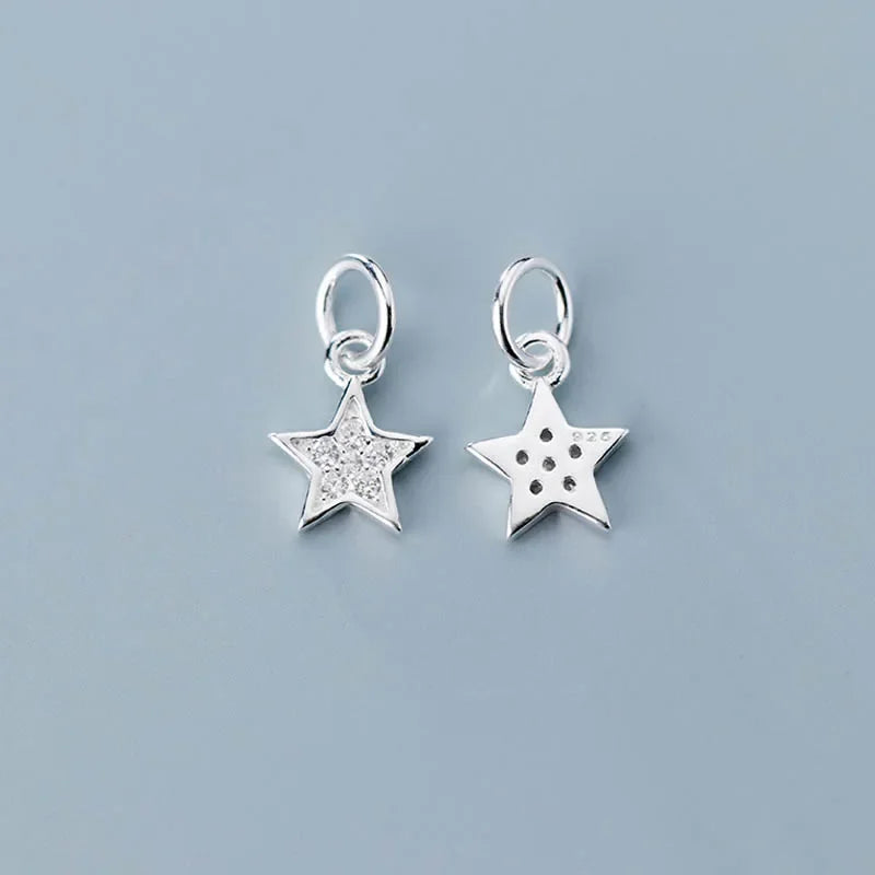Star Dazzling Charm Pendant DIY Accessories Jewelry DZ109