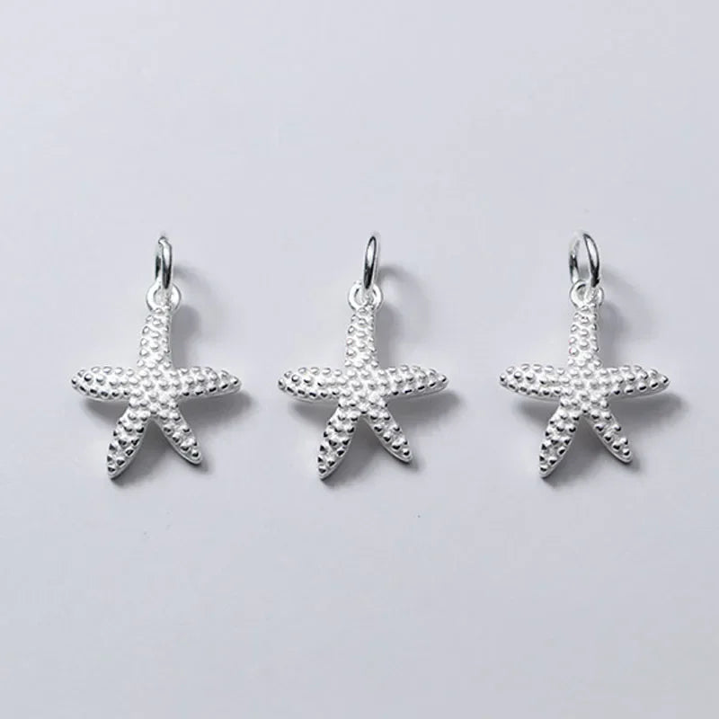 Starfish Charm Pendant DIY Accessories Jewelry DZ274