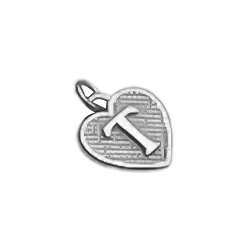 TrustDavis Real 925 Sterling Silver Name Necklace 26 Heart DIY Accessories Pendant for Women Wedding Clavicle Jewelry DZ1795