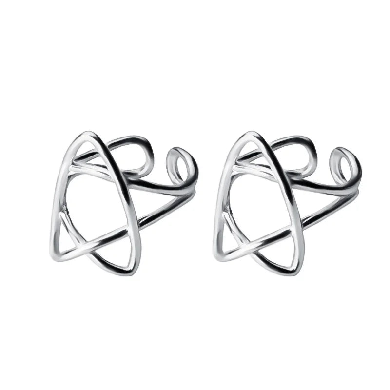 Star Ear Cuff Clip on Earrings DS489