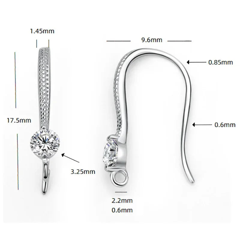 Opening Handmade Ear Hook Earring DIY Accessories HY365