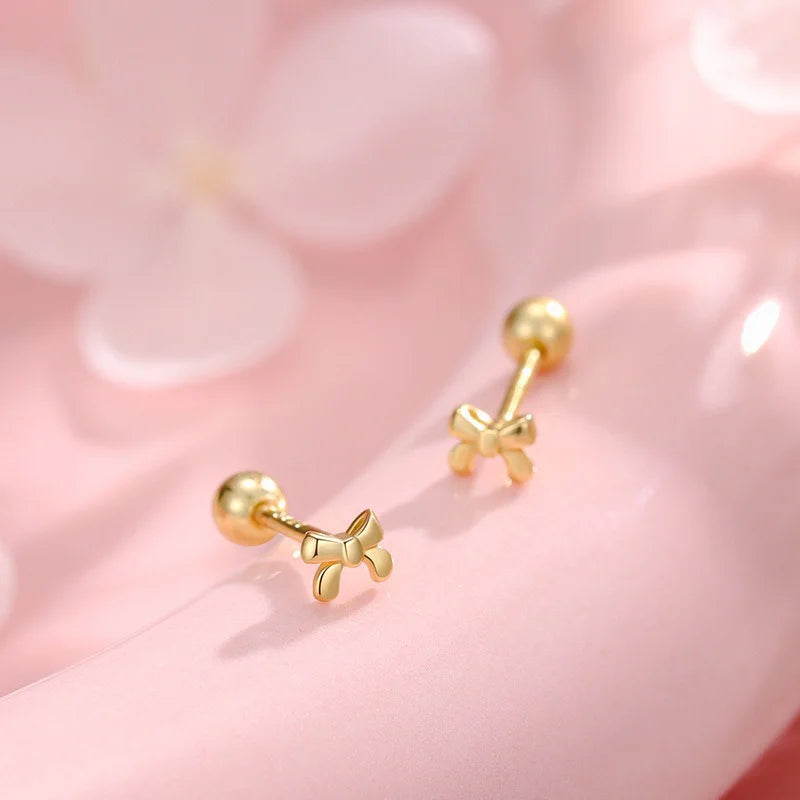 Bow Screw Earrings DS4840