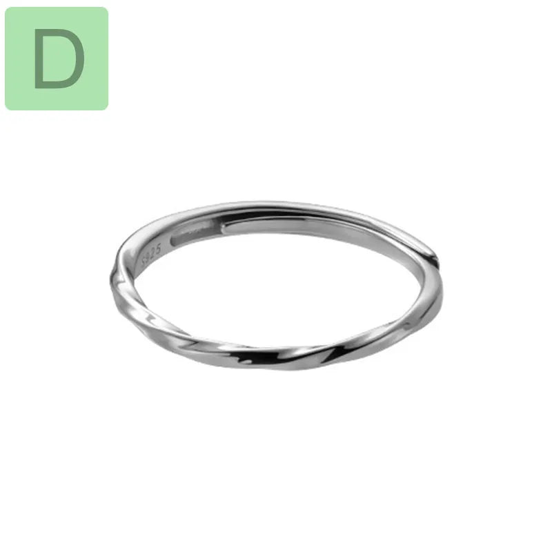 Twist Heart Opening Rings DB1317