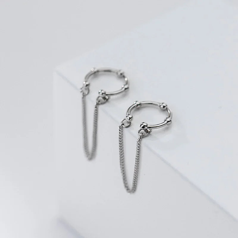 Sweet Chain Clip On Earrings Ear Cuff DA2005