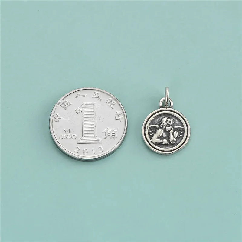 Cherub Charm Pendant Handmade DIY Accessories Fine Jewelry DZ669