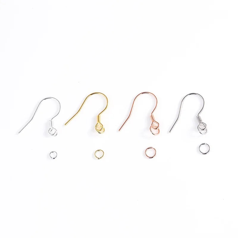 Trustdavis Real 925 Sterling Silver Open Loop Bracelet Earring Necklace With Loop Link DIY Manual Accessories Wholesale DZ24