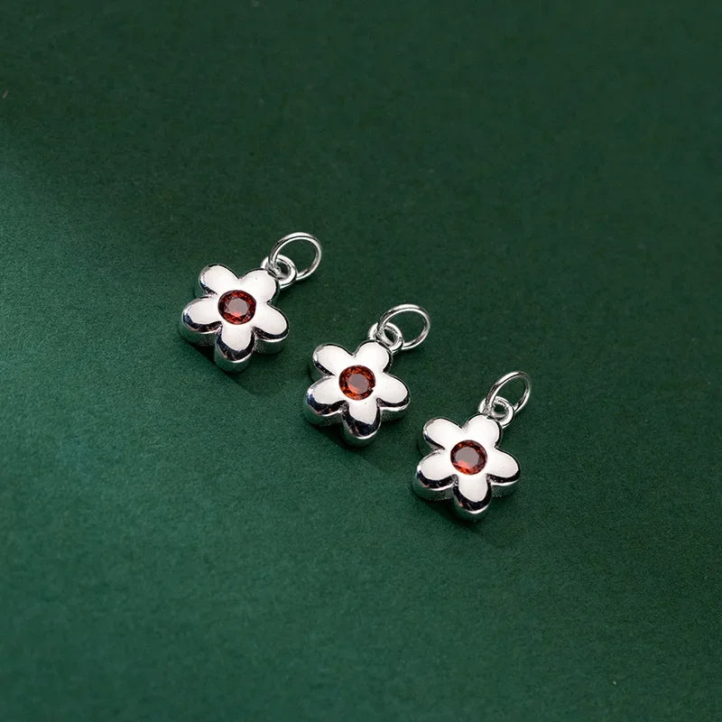 Flower Pendant Handmade DIY Necklace Accessories HY856