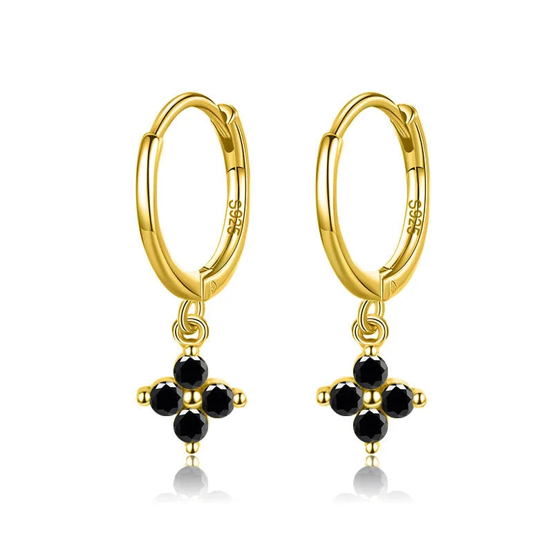 Colored Zircon Hoop Earrings DA2653