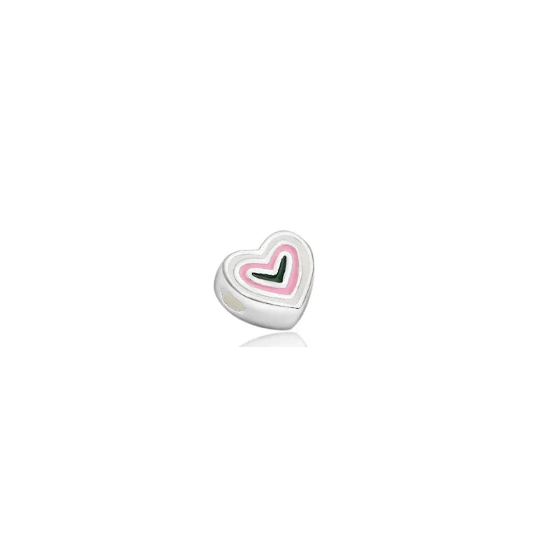 Heart Charm Pendant Handmade DIY Accessories Jewelry DZ1683