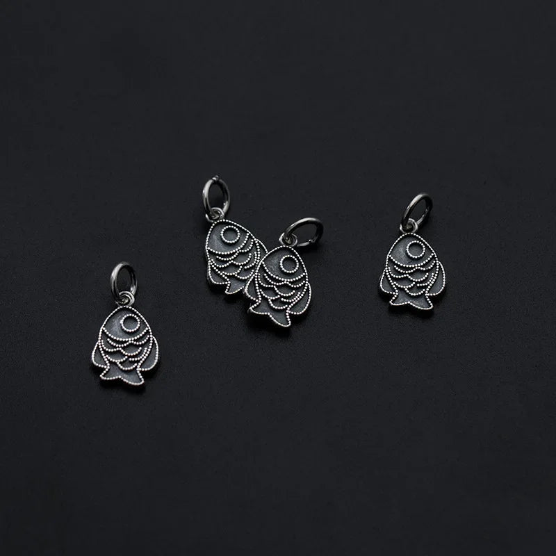 Fish Charms Pendant DIY Accessories HY116