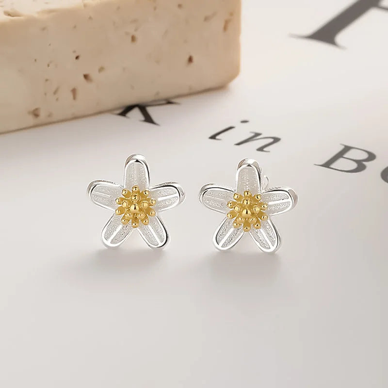 Flower Plant Stud Earrings DS4499