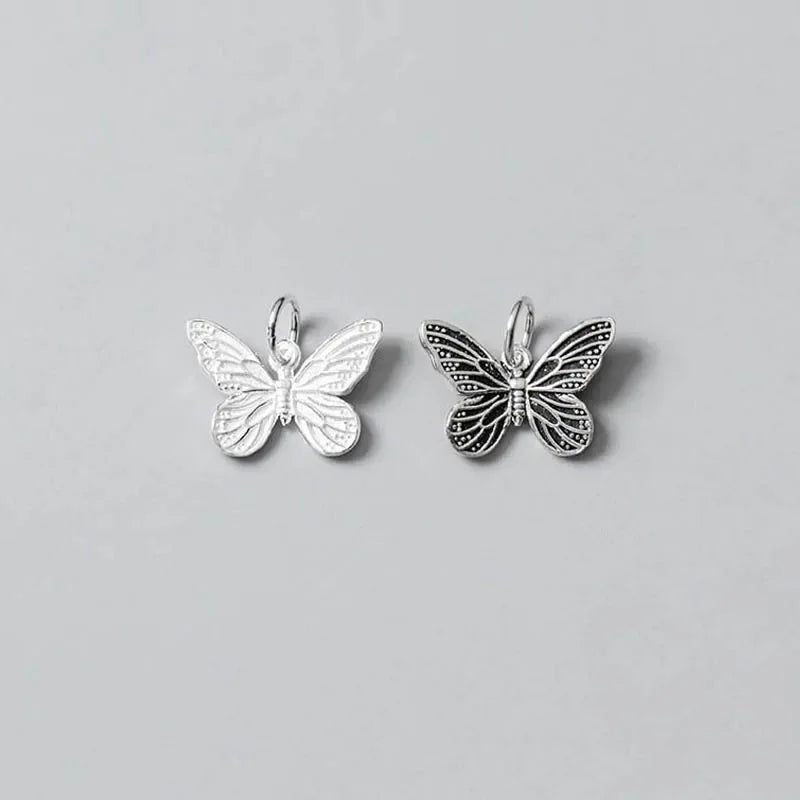 Butterfly Charm Pendant Handmade DIY Accessories DZ115