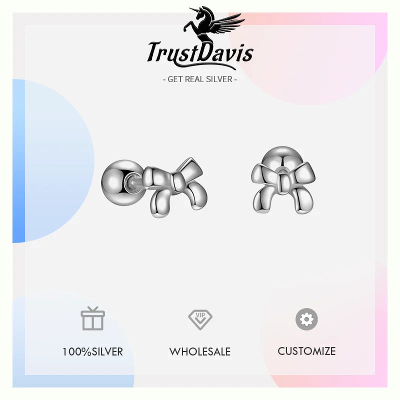Bow Screw Earrings DS4840